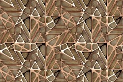 Carta da Parati Design e Stili Superfici e Texture 3D Geometrica Industrial Urban Metalli