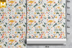 Wallpaper Decorations and Animal Patterns Birds