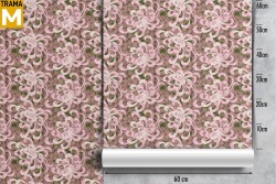 Carta da Parati Astratta Fiori Natura Moderna