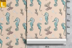 Seahorse wallpaper aquatic fauna nature.