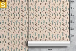 Flora and Fauna Wallpaper Design and Animal Styles Aquatic World
