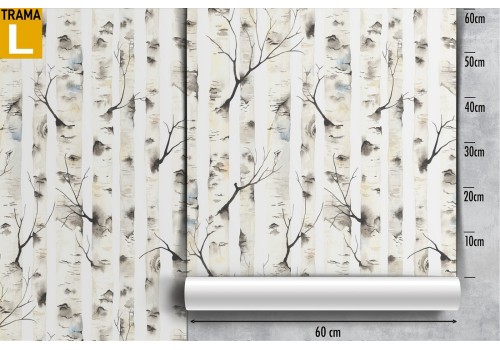 Modern nature wallpaper with leaves and stripes. 2
