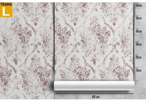 Damask style modern wallpaper decoration. 2