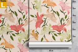 Carta da Parati fiori tropicali natura pattern moderno.