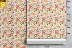 Carta da Parati Design e Stili Flora e Fauna Fiori Moderna Natura Tropicale