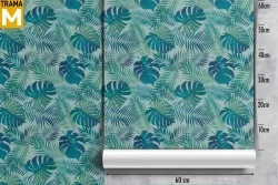 Carta da Parati Foglie Tropicale Natura