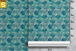 Carta da Parati Design e Stili Flora e Fauna Foglie Tropicale Natura