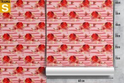 Carta da Parati Design e Stili Flora e Fauna Astratta Fiori Moderna Natura