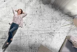 Carta da Parati superficie cemento usurato