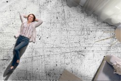 Wallpaper concrete worn surface