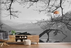 Carta da Parati Alberi Fiumi Cascate Laghi Montagna