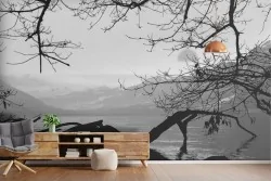 Wallpaper Trees Rivers Waterfalls Lakes Mountain