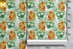 Vintage Nature Flowers Wallpaper