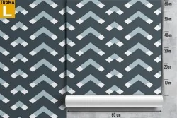 Geometric striped vintage wallpaper decoration.