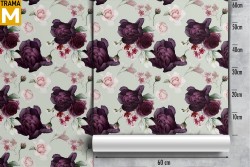 Modern Nature Flowers Wallpaper