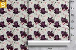 Carta da Parati Design e Stili Flora e Fauna Fiori Moderna Natura