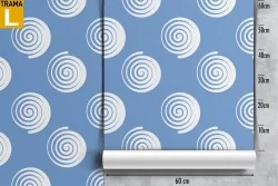 Wallpaper decoration stylized wave pattern.