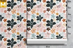 Carta da Parati Fiori Moderna Natura