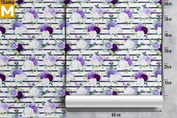 Carta da Parati Fiori Moderna Natura