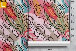 Carta da Parati fiori stilizzati minimal natura moderna.