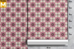 Geometric Floral Nature Vintage Wallpaper