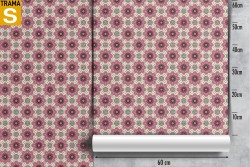 Wallpaper Design and Styles Flora and Fauna Flowers Geometric Nature Vintage