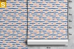 Wallpaper Design and Styles Flora and Fauna Modern Flowers Nature Stripes and Waves