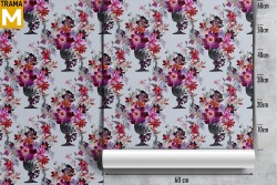 Modern Nature Flowers Wallpaper