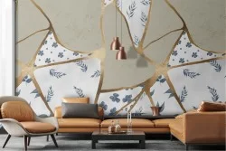 Carta da Parati superficie marmo design luxury.