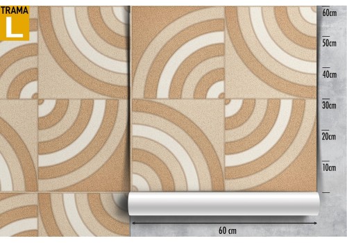 Geometric tile wallpaper vintage decoration. 2