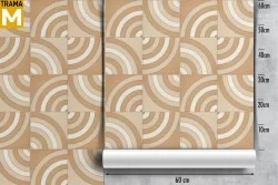 Geometric Vintage Tile Wallpaper