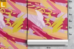 Carta da Parati decorazione astratta pattern vintage.