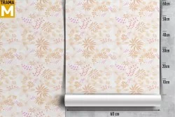 Stylized Flowers Vintage Nature Wallpaper