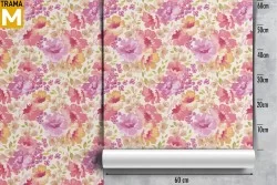 Modern Nature Flowers Wallpaper