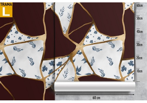 Marble wallpaper brown and gold surface pattern. 2