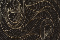 Wallpaper Design and Styles Abstract Luxury Stripes and Stylized Waves