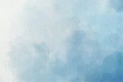 Blue sky painted landscape wallpaper