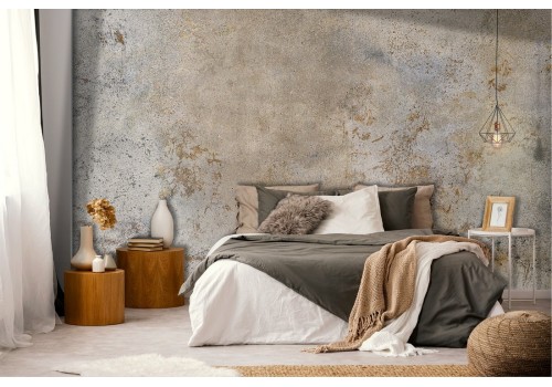 Vintage industrial concrete surface wallpaper 2