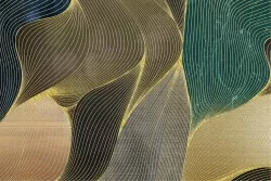 Abstract leaves stripes nature luxury wallpaper