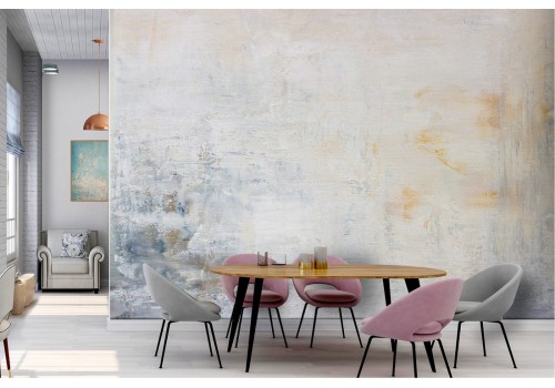 Industrial blue white cement surface wallpaper