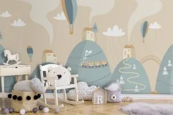 Wallpaper Landscapes Rockets airplanes hot air balloons