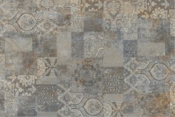 Wallpaper with vintage geometric tile surface