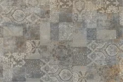 Wallpaper with vintage geometric tile surface