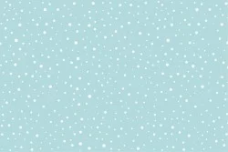 Children's wallpaper decoration with blue and white polka dots