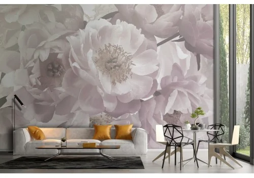 Vintage nature wallpaper floral composition