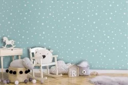 Striped and Polka Dot Wallpaper