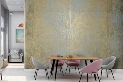 Luxury gray and gold cement wallpaper surface