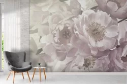 Carta da Parati natura composizione fiori vintage