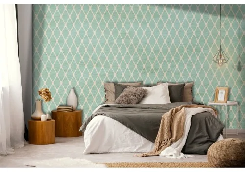 Geometric stripe wallpaper vintage design