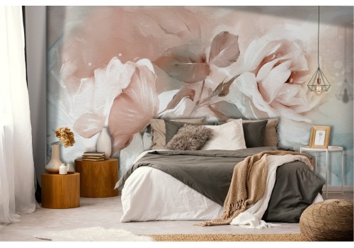 Vintage Nature Flowers Wallpaper